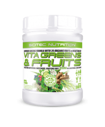 Vita Greens & Fruit Stevia 360 грамм от Scitec Nutrition