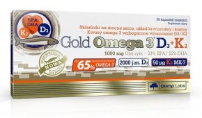Gold Omega-3 D3+K2 (30 caps) от Olimp Labs