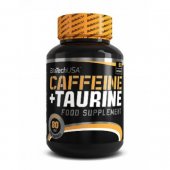 Coffeine + Taurine 60 caps від Biotech